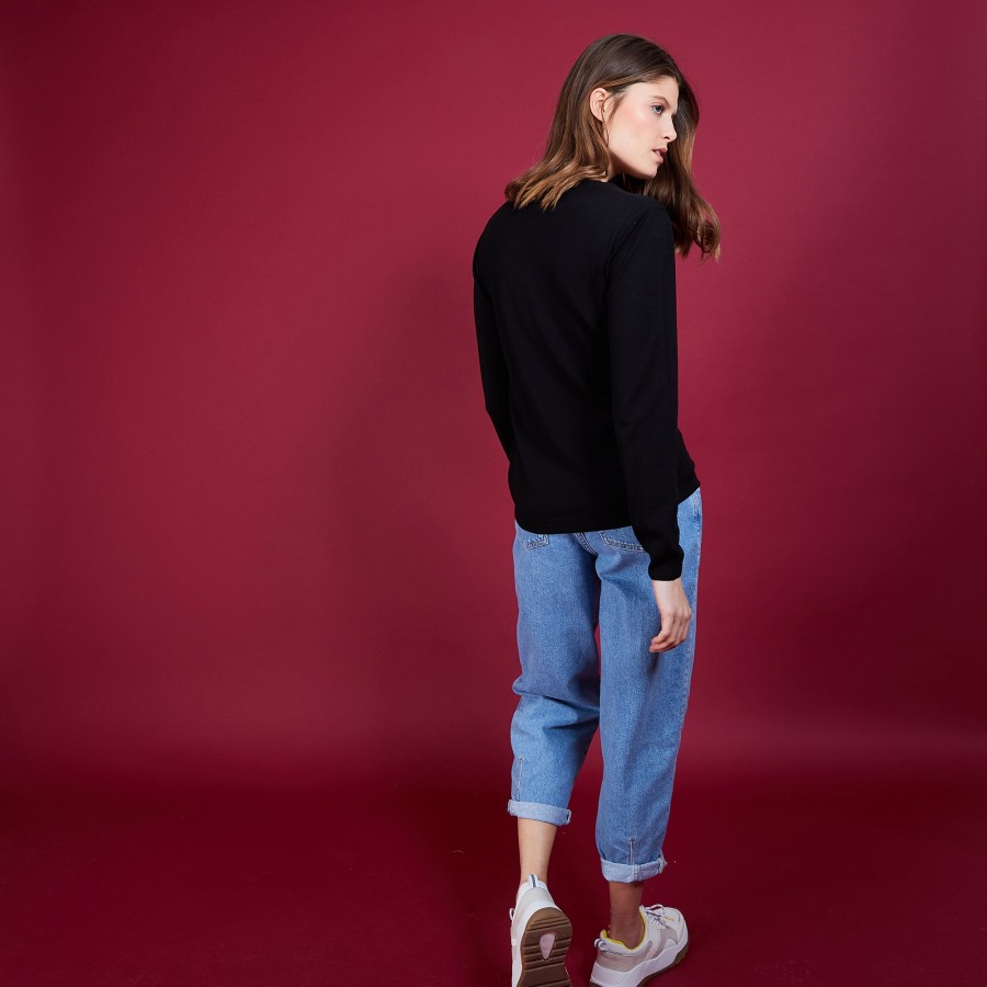 Wool V-neck sweater - Arya