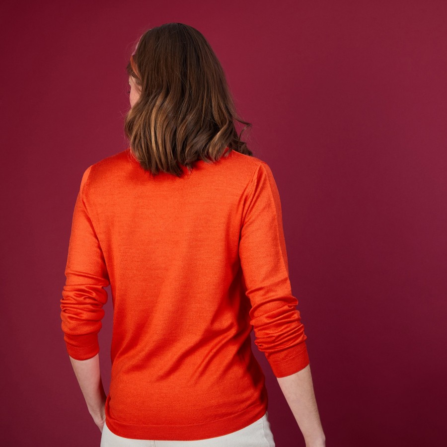 Suéter de lã com decote em V - Boule