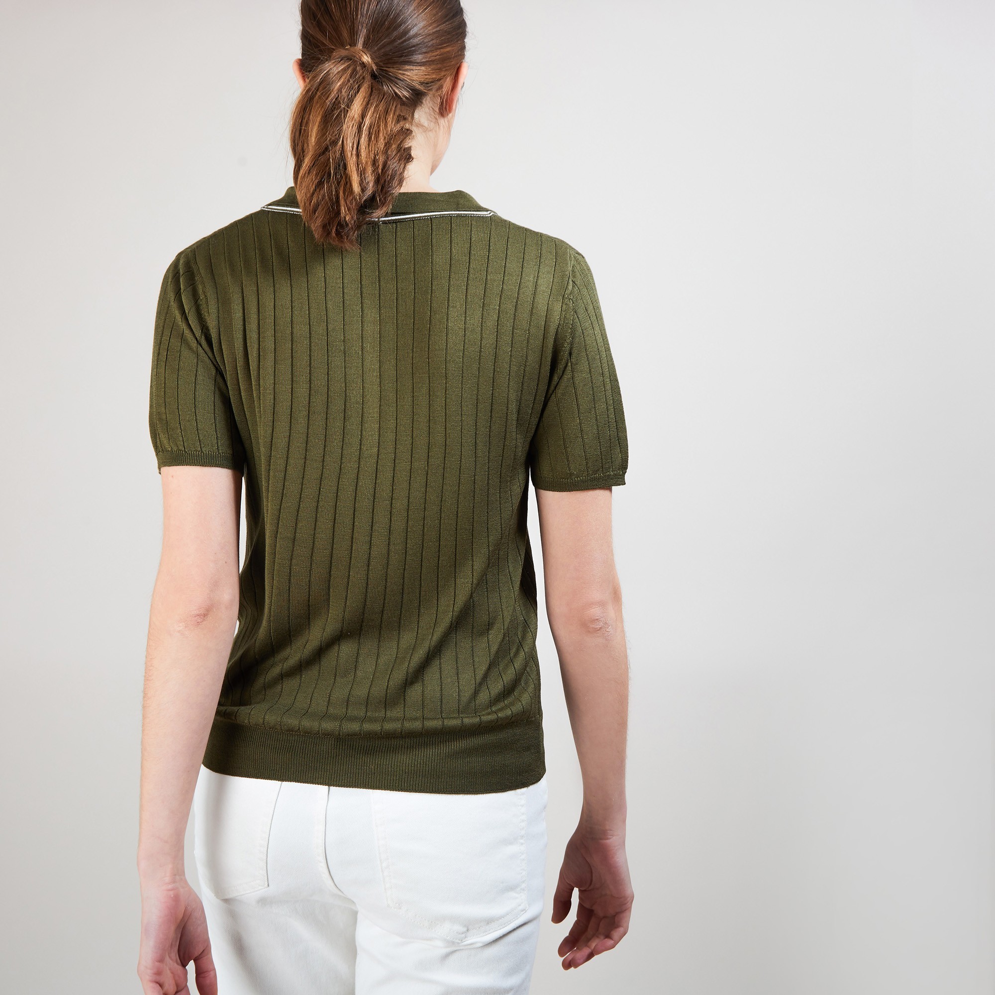 Pull col rond en viscose Alya