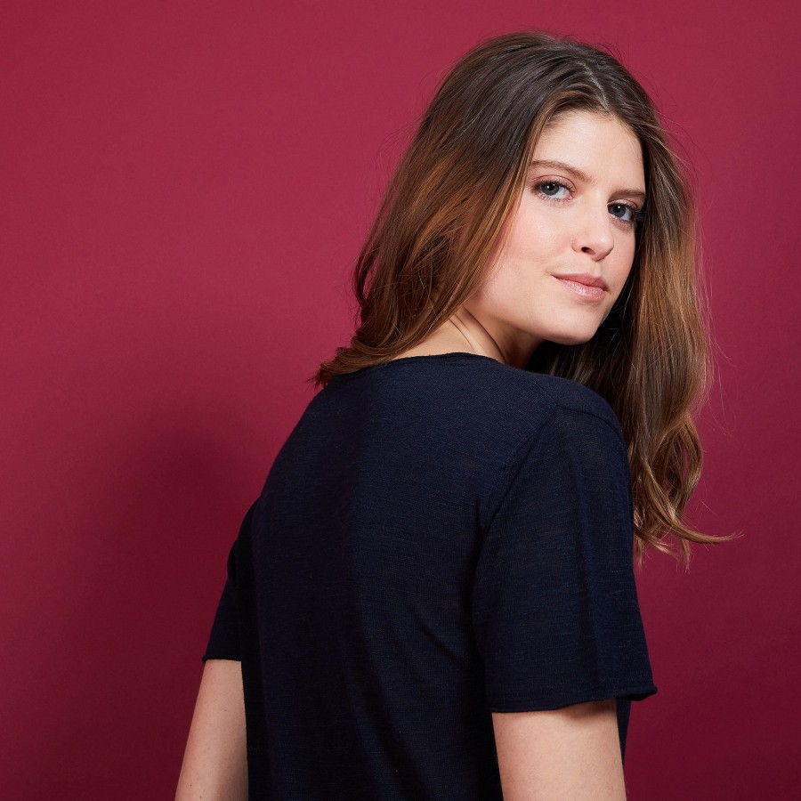 Flamed linen T-shirt - Balkan