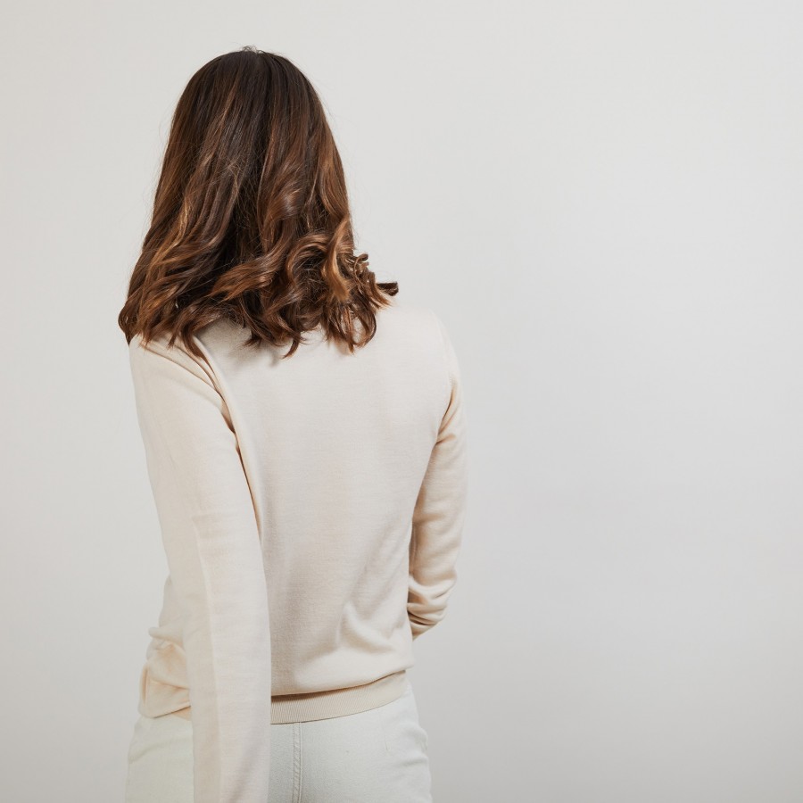 Round neck sweater Merino Wool - Balneo