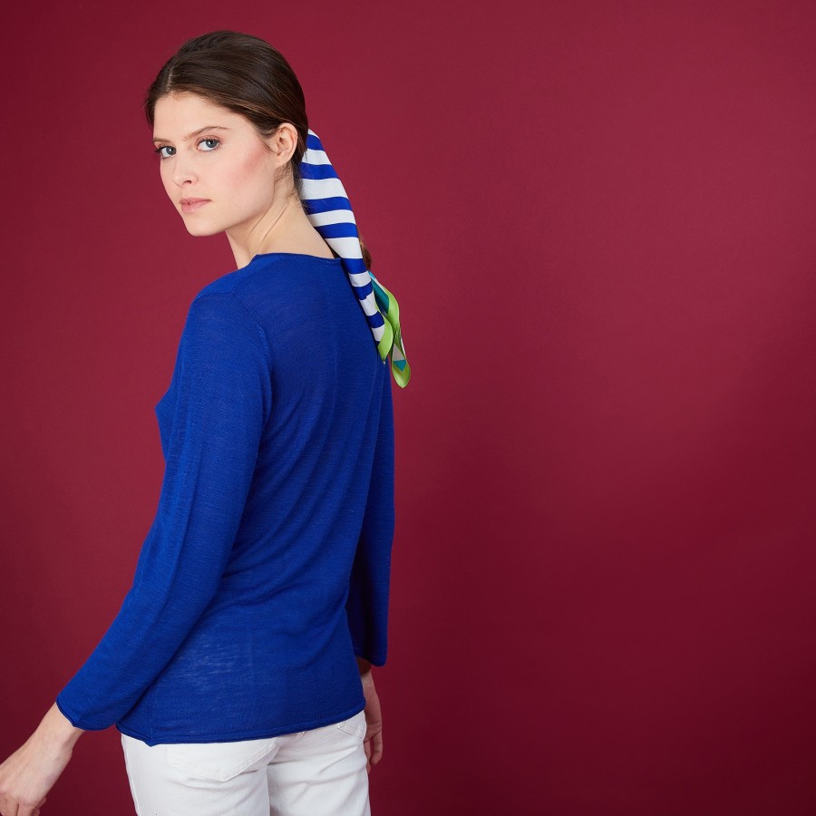 Cardigan de linho com slub - Bao