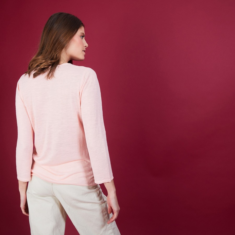 Flamed linen cardigan - Bao