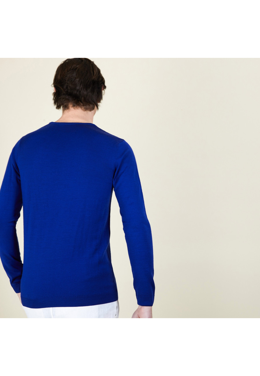 Suéter de lã merino com gola redonda - Eddie