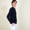BARTEV PULL COL POLO LAINE ET SOIE