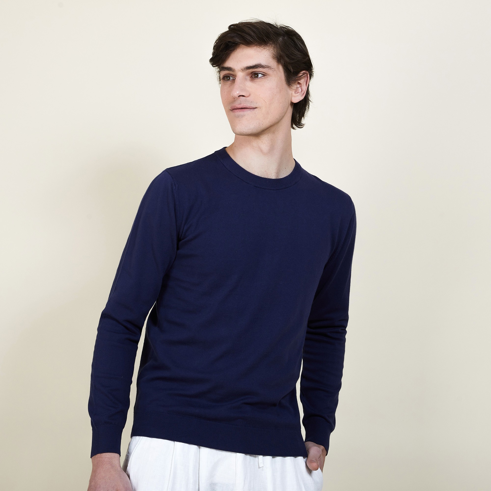 Cotton round neck sweater - Balboa