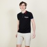 Polo coloré en Fil Lumière - Baptiste 0307 noir - 01 Noir