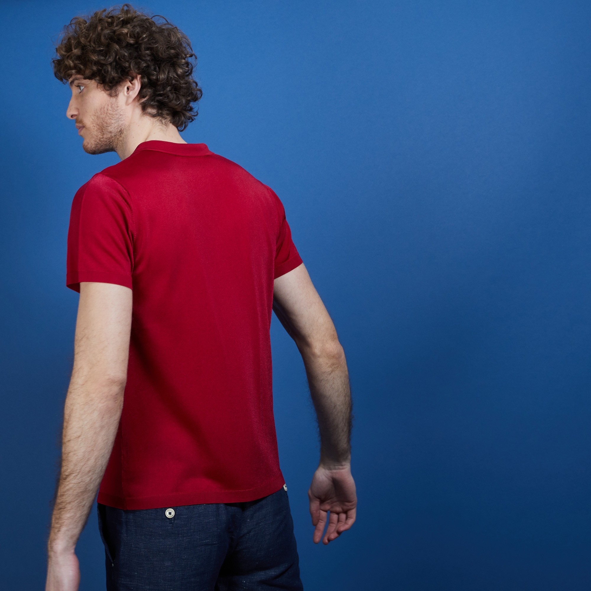 Polo manches courtes en Fil Lumière - Babar 6881 grenade - 51 Bordeaux