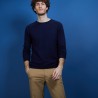 Pull col rond en cachemire et lin - Bandit