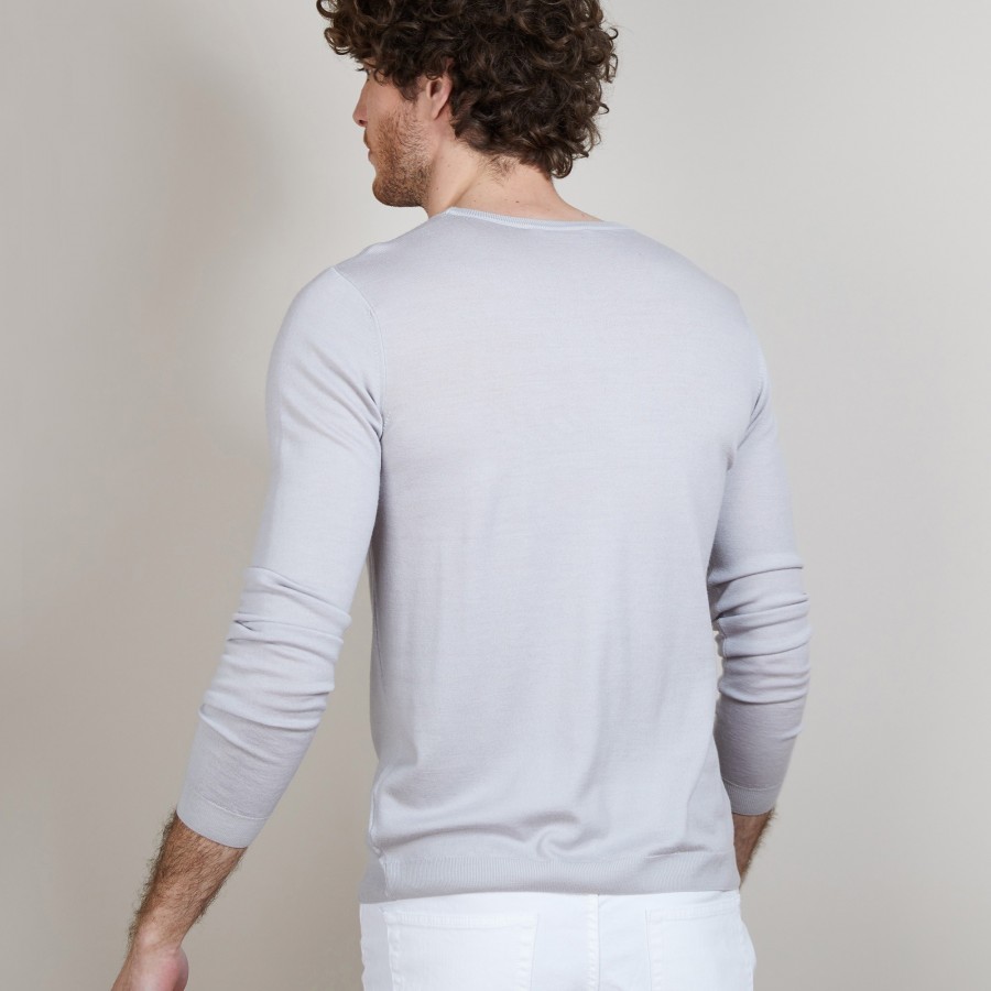 Merino Wool Crewneck Sweater - Eddie