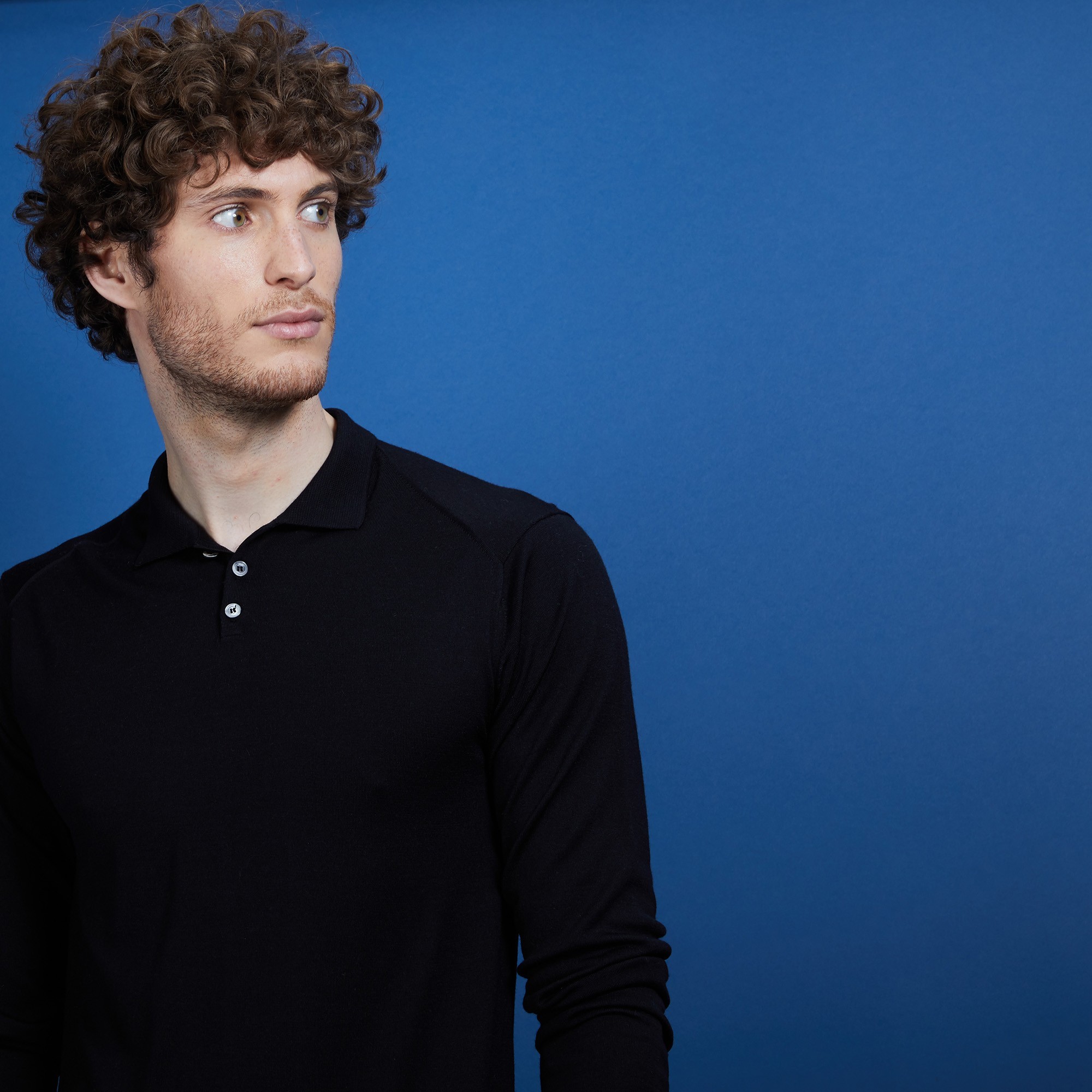 BARTEV PULL COL POLO LAINE ET SOIE