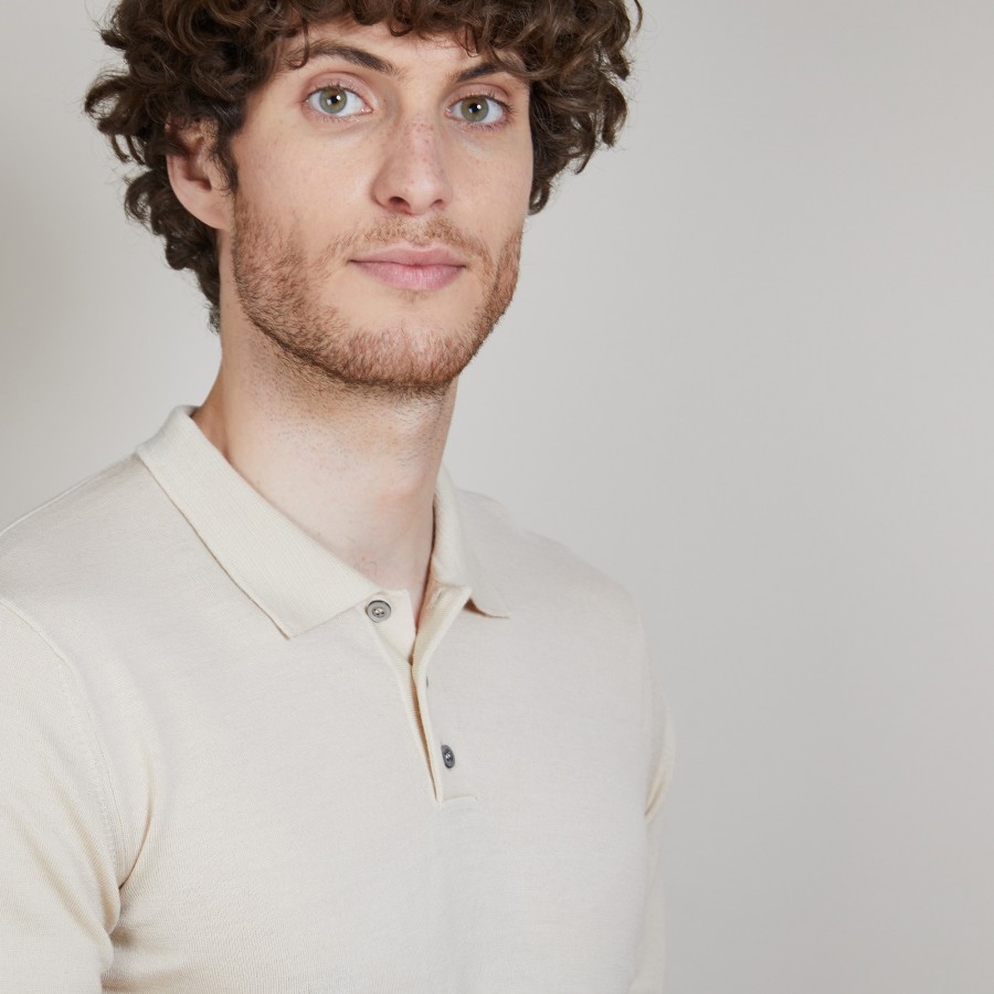 Merino wool polo neck sweater - Eni