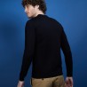 Pull col polo en 100% laine mérinos - Beni 6810 noir - 01 Noir