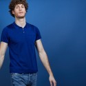 Polo en Fil Lumière poche avant - Blaze 6841 altitude - 48 Bleu roi