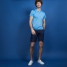 Polo en Fil Lumière poche avant - Blaze 6843 azur - 04 Bleu clair