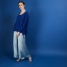 Pull col rond - Babouche  6841 ALTITUDE  03 BLEU FONCE
