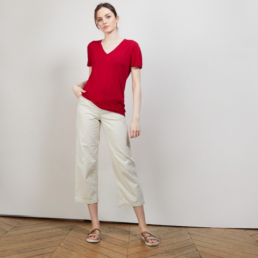 Flamed linen T-shirt - Balkan