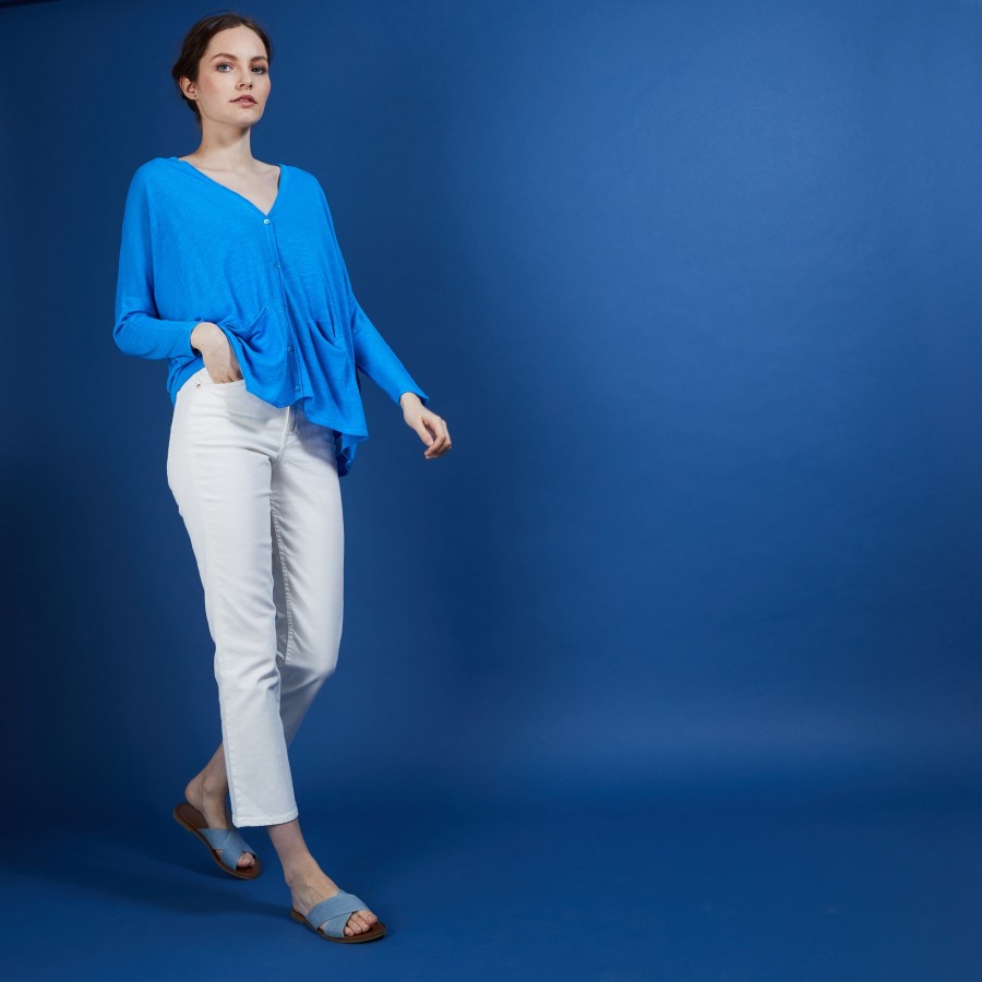 Long linen cardigan - Ballon