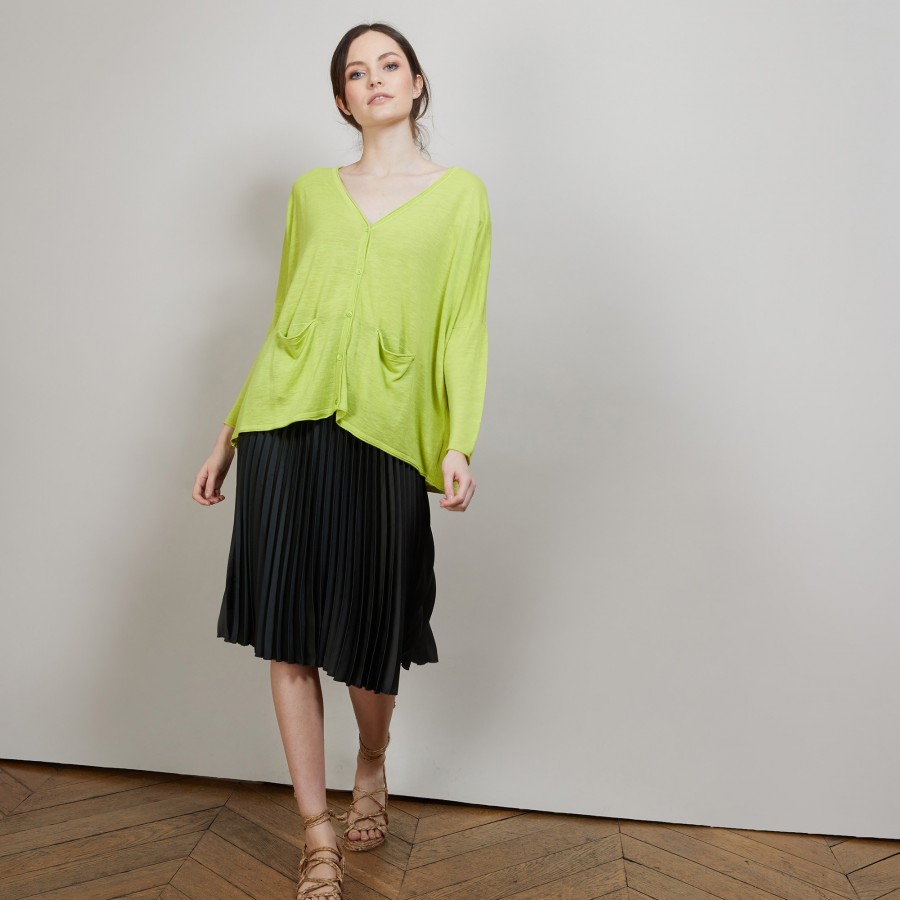 Long linen cardigan - Ballon