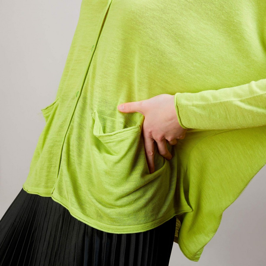 Long linen cardigan - Ballon