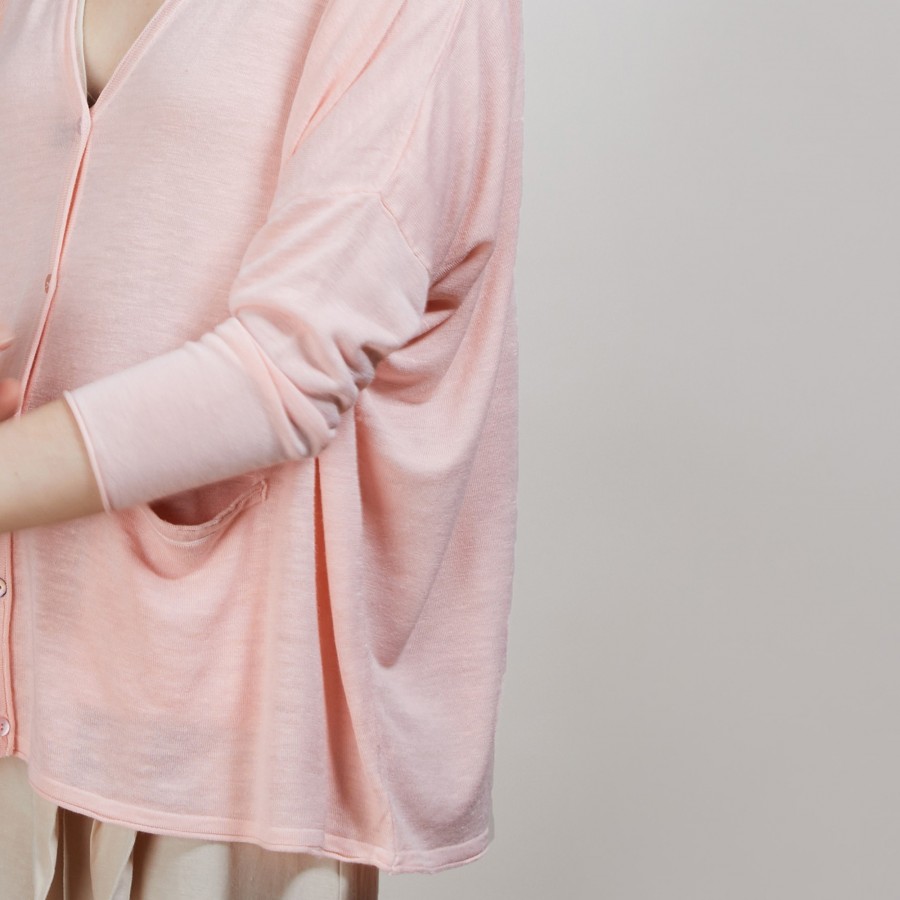 Long linen cardigan - Ballon
