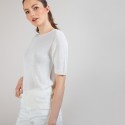 T-shirt manches coudes - Bapteme 6800 BLANC _82 ECRU