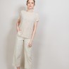Long T-shirt en lin flammé - Coline