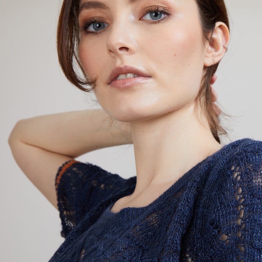 Camiseta de crochê - Claus