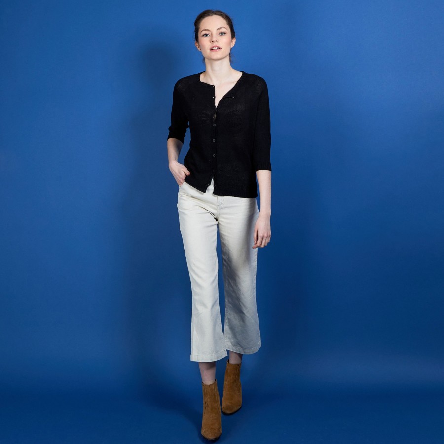 Women's crepe viscose cardigan - Boubou