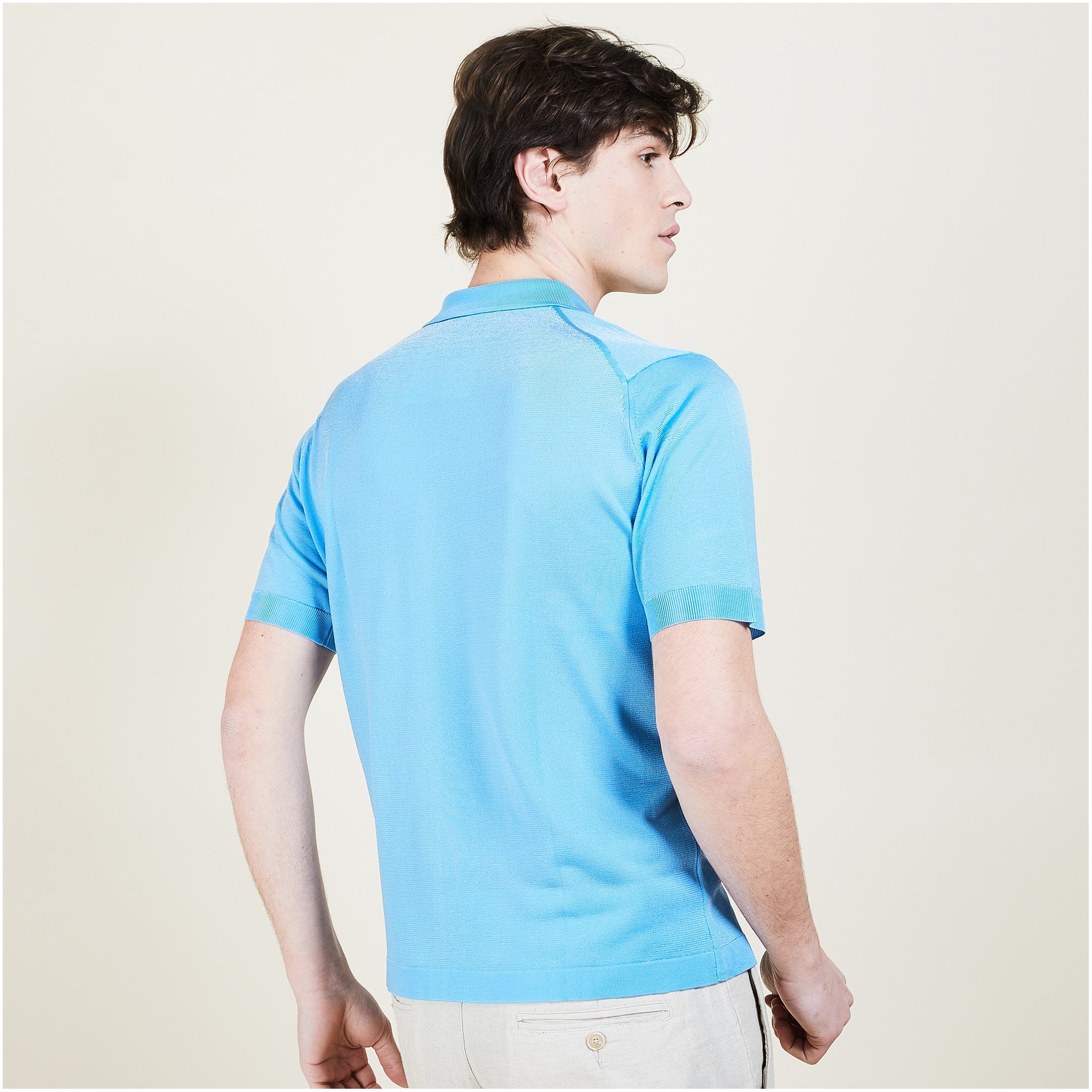 Polo shirt made of Fil lumière Vadim