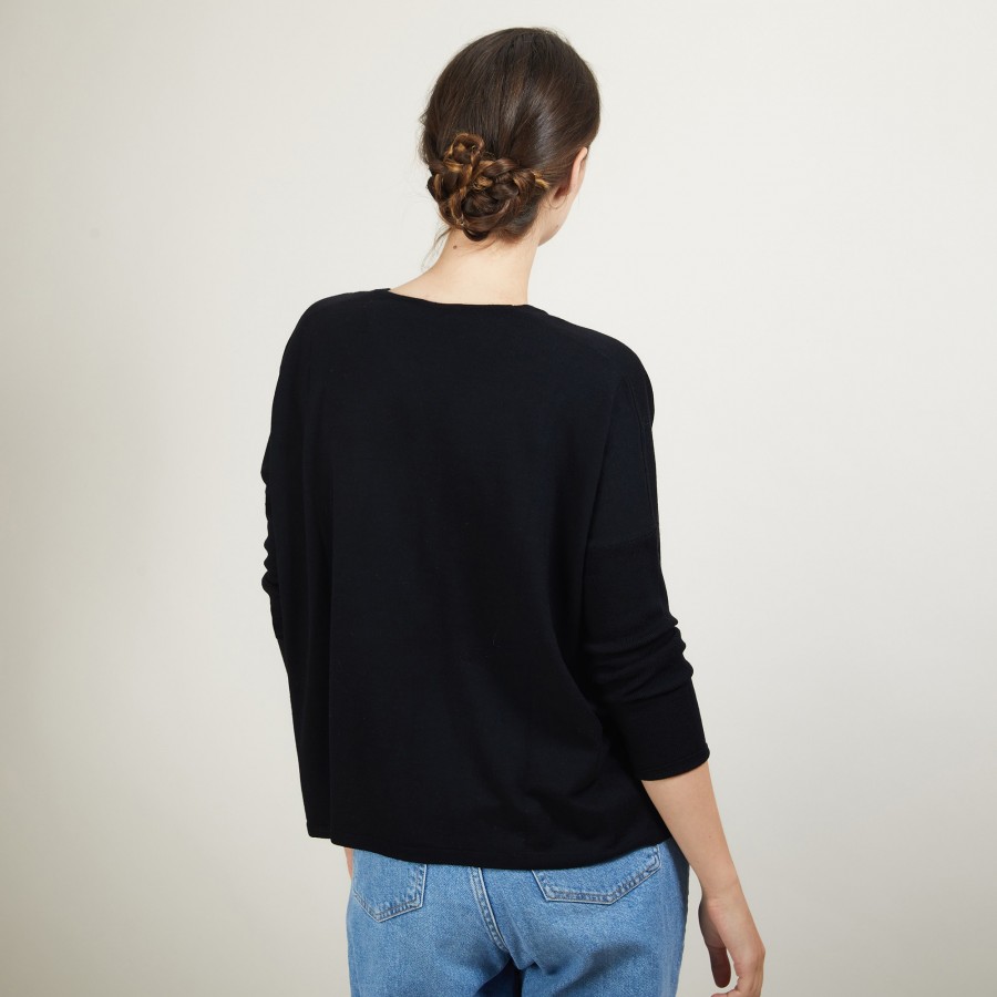 Oversized wool cardigan - Bonte