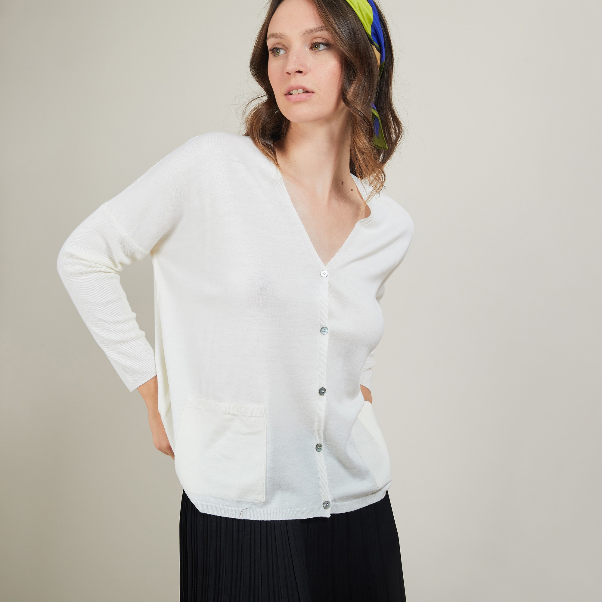 7002 82 Ecru - Bonte