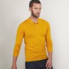 Pull col polo en laine - Beni 7060 safran - 89 Moutarde