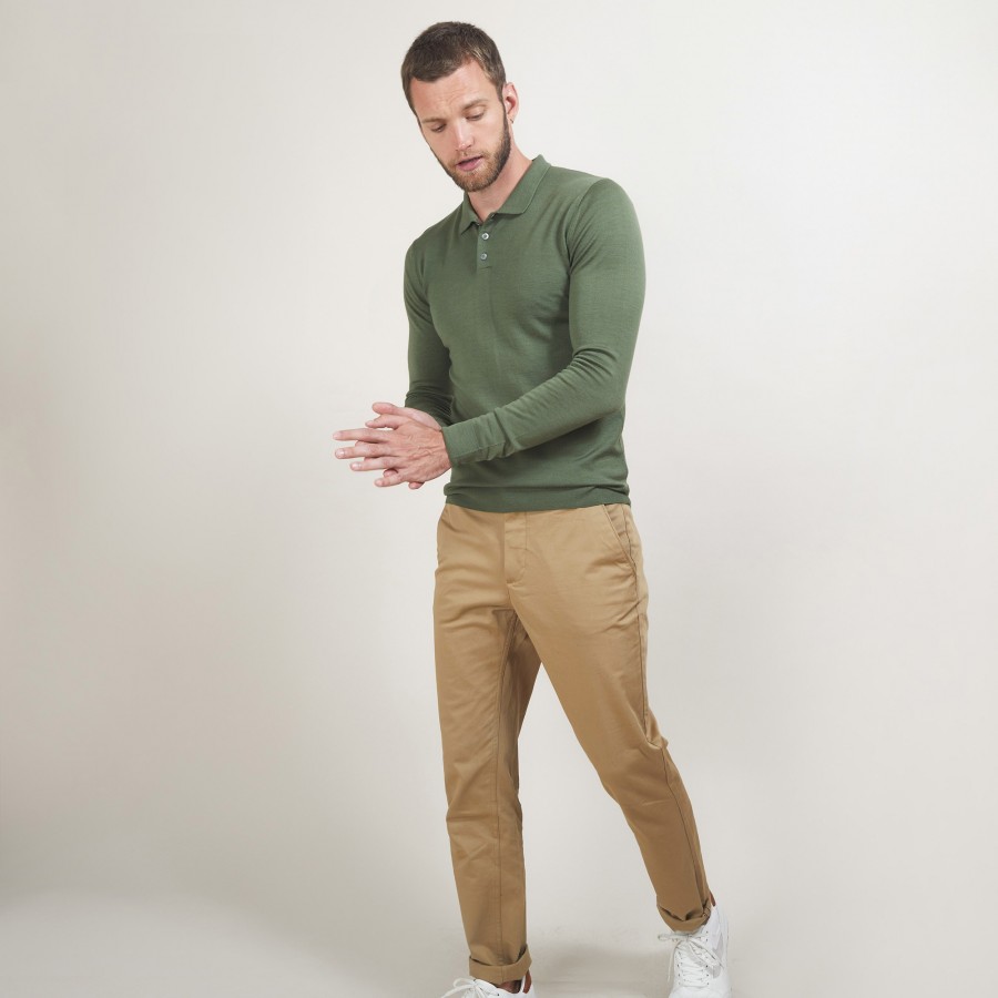 Wool polo neck sweater - Eni