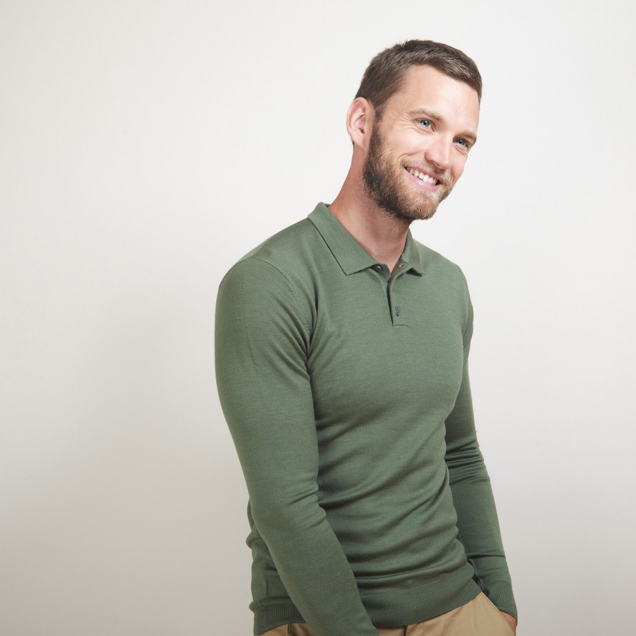 Wool polo neck sweater - Eni