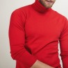 Pull col roulé en laine - Berry