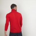 Pull col roulé en laine - Berry