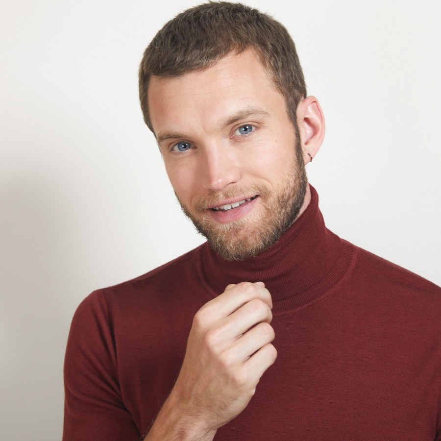 Wool turtleneck sweater - Enzo