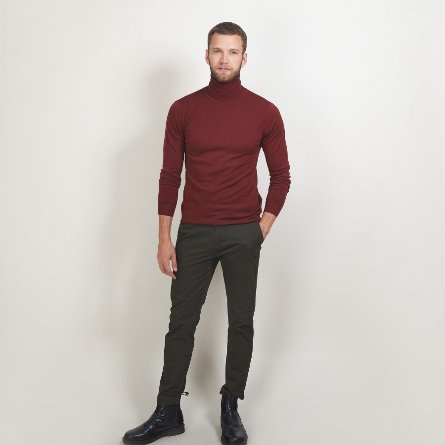 Wool turtleneck sweater - Enzo
