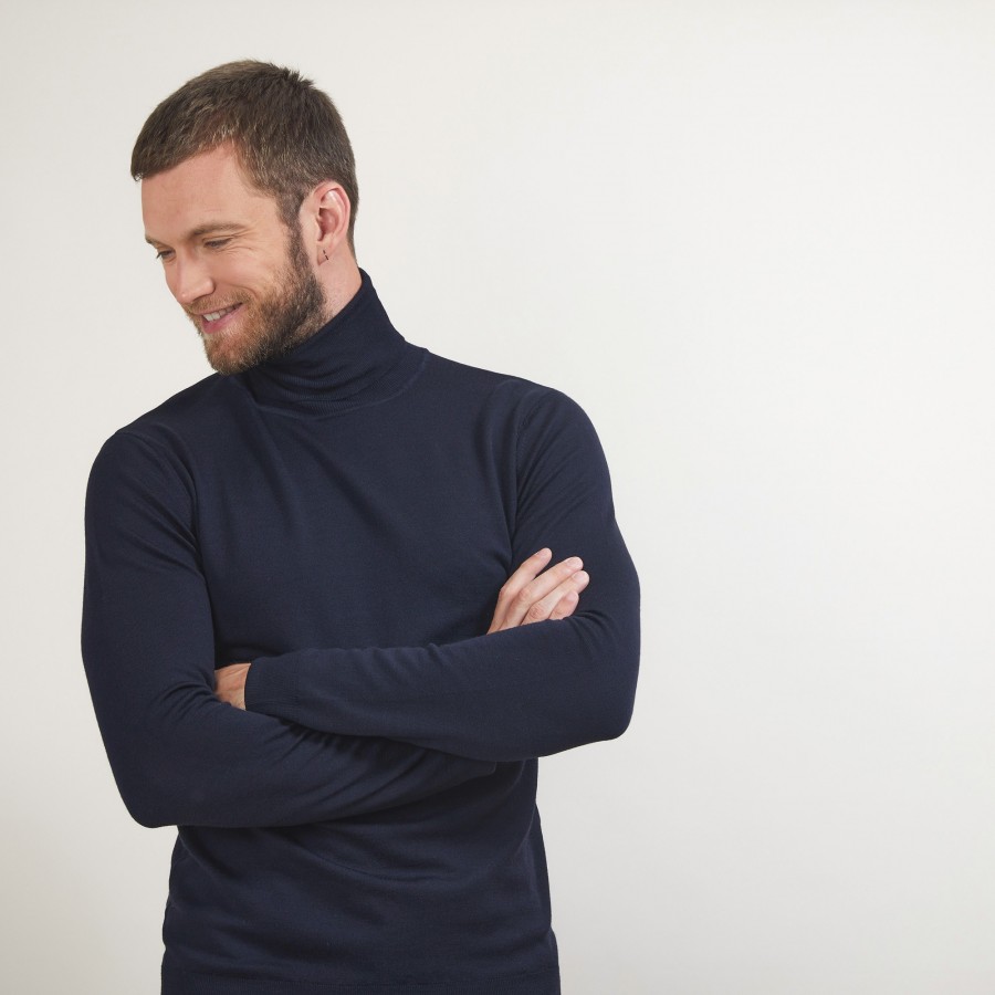Wool turtleneck sweater - Enzo
