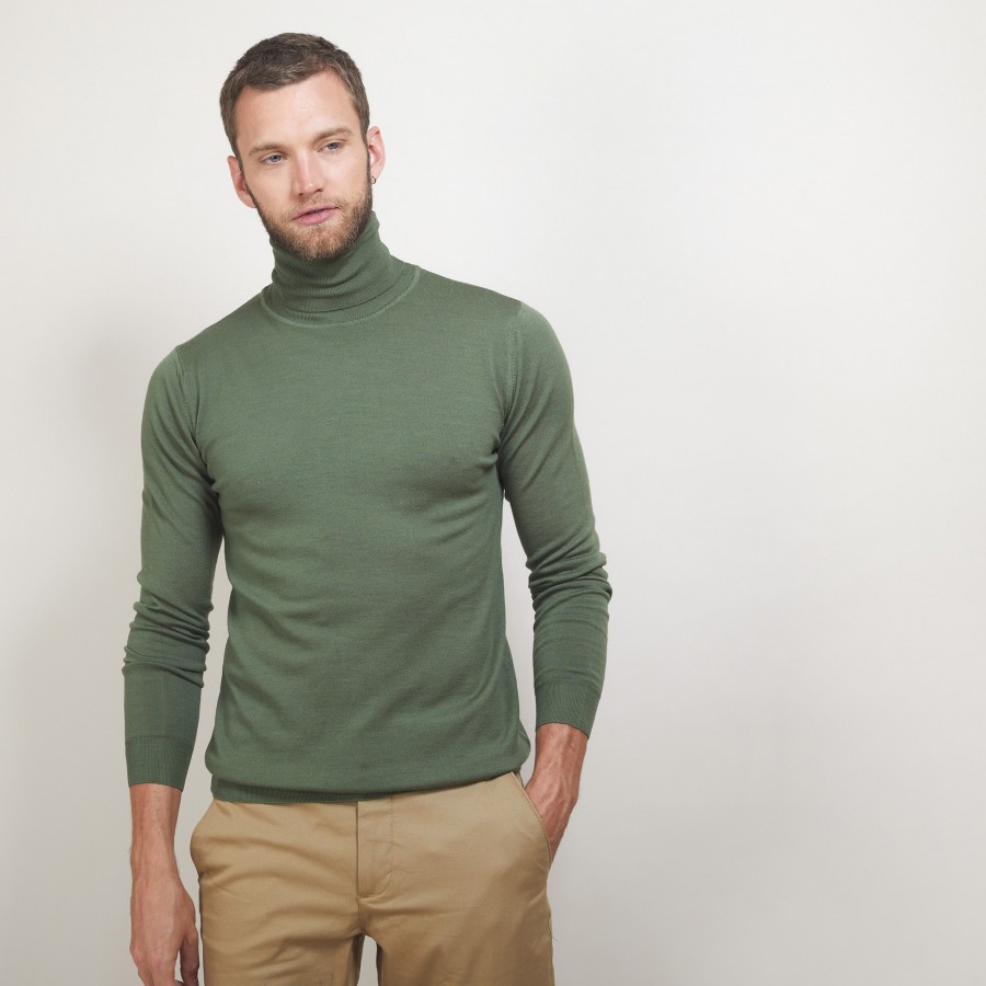 Wool turtleneck sweater - Enzo