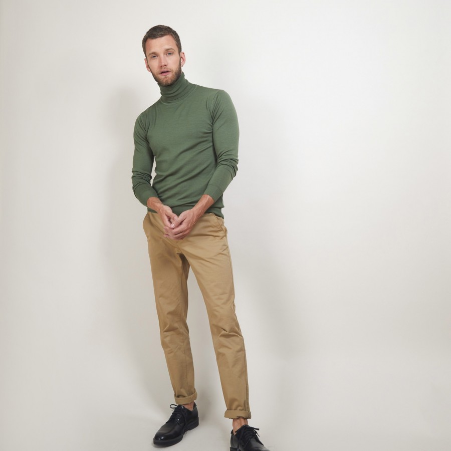 Wool turtleneck sweater - Enzo