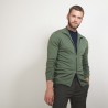 Gilet zippé en laine - Bastian 7050 bronze - 83 Kaki