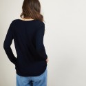 Bamboo Cashmere V-neck sweater - Barbara
