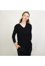 Bamboo Cashmere V-neck sweater - Barbara