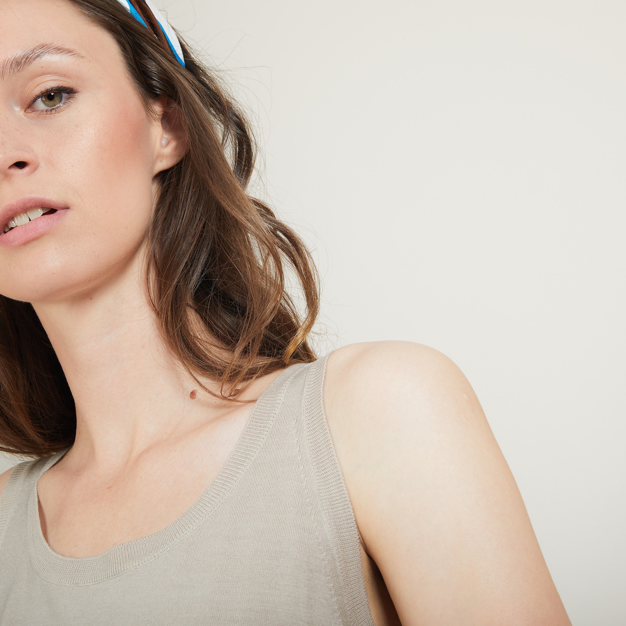 Débardeur col rond en laine - Biella