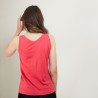 V-neck wool tank top - Blanchette