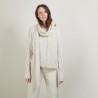 Echarpe en viscose et baby alpaga - Genu 7001 dune - 12 Beige clair