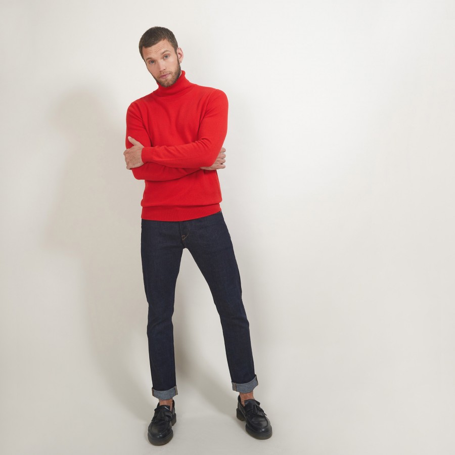 Suéter de cashmere com gola alta - Bruno