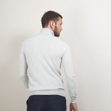 Pull col roulé en cachemire - Bruno 7013 vapeur - 11 Gris clair